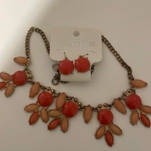 Charming Charlie’s statement necklace and earring set